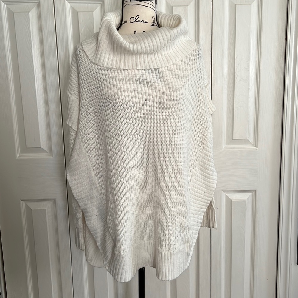 Long Sleeve Poncho Sweater